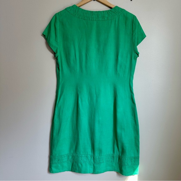 Boden Green 100% Linen Dress | Women’s Size 12R | Classic Summer Dress - Picture 3 of 5